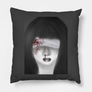 Bloody blindfold Pillow