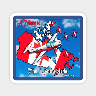Snow Bird Tribute Magnet