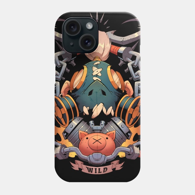 Wild Hog Phone Case by AzuraStudio