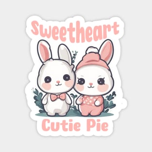 Bunny Couple Magnet