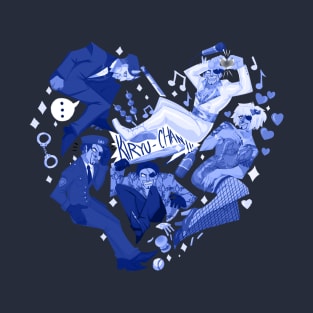 Majima Everywhere Heart- Blue T-Shirt