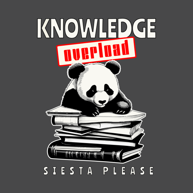 Panda siesta knowledge overload by Graffik-Peeps