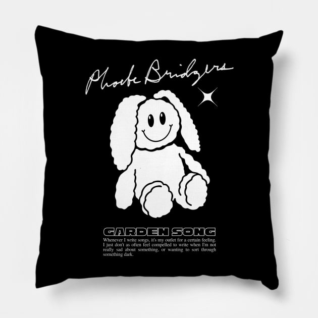 Phoe Bridgers - Garden Song // In Allbum Art , Emo Style Fan Art Designs Pillow by Liamlefr