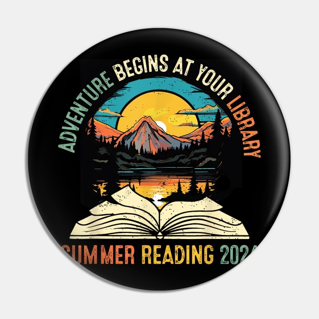 Adventure Begins At Your Library Summer Reading 2024 Pin by Scan me store