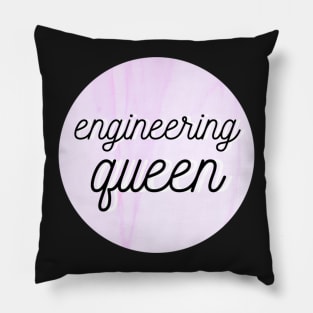 engineering queen purple Pillow