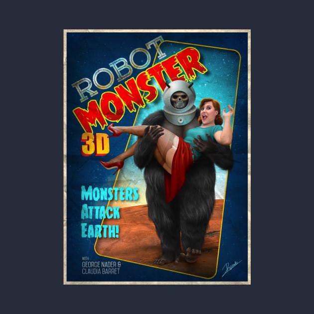 Robot Monster Poster by Rosado