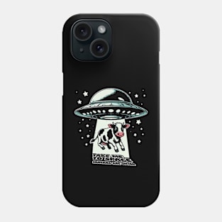 Alien Invasion For Cow Phone Case