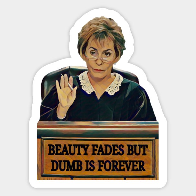 Discover Judge Judy - Tv - Sticker