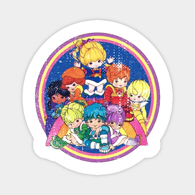 rainbow brite Magnet by barbados