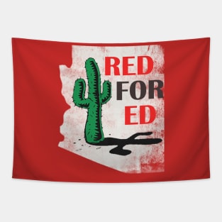 Red For Ed Shirt: Colorado Teacher Protest Walkout Tshirt Tapestry