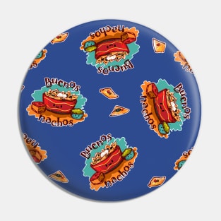 Buenos Nachos Chip Pattern Pin