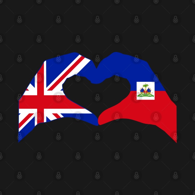 We Heart UK & Haiti Patriot Flag Series by Village Values
