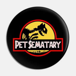 Pet Sematary Jurassic Park parody Pin