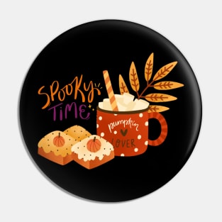 Spooky time pumpkin lover Pin