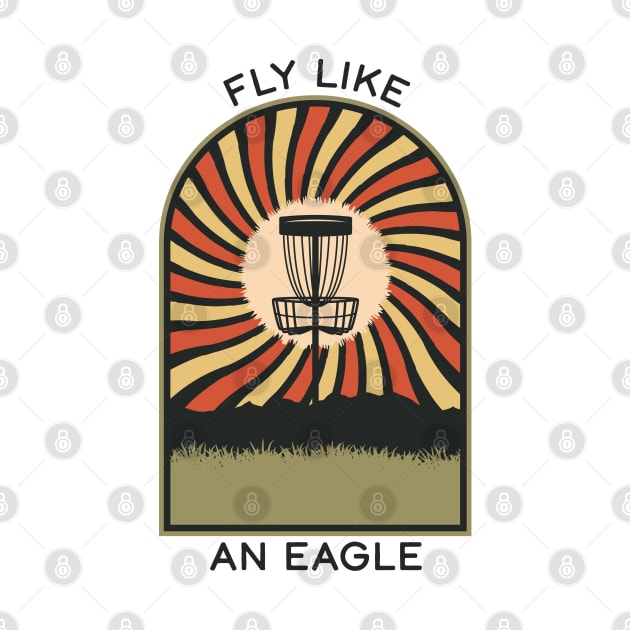 Fly Like an Eagle | Disc Golf Vintage Retro Arch Mountains by KlehmInTime