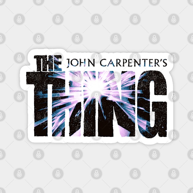 Retro The Thing Magnet by OrcaDeep