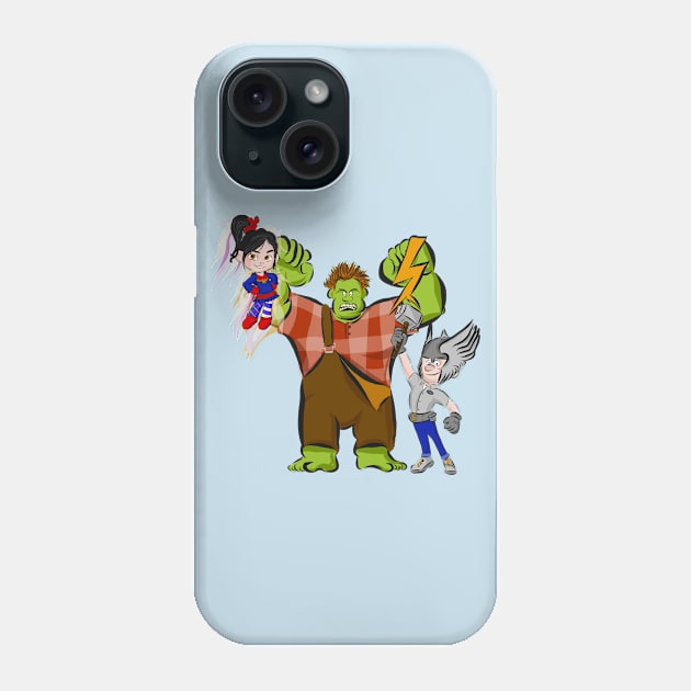 The Wreckers - Earth's Ultimate Superheroes! Phone Case by DastardlyDesigns