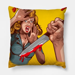 Pritzker Small Business Serial Killer Pillow