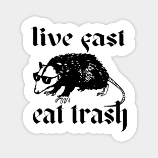 Live Fast, Eat Trash Magnet