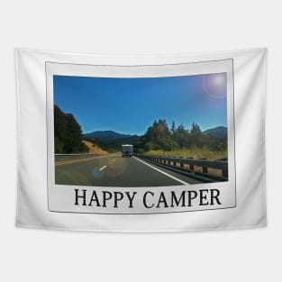 snapshot road trip (happy camper) Tapestry