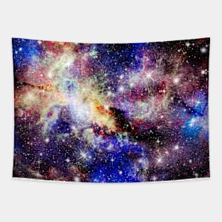 Colorful Universe Nebula Galaxy And Stars Tapestry