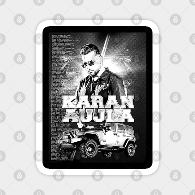 Karan Aujla mood Magnet by SAN ART STUDIO 