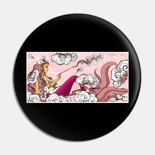 Cloudy Mermaid Pin