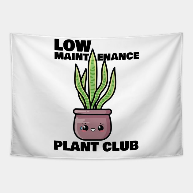 Low Maintenance Plant Club Tapestry by 1pic1treat