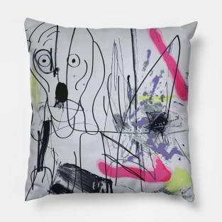 Abstra Scream V2 Pillow