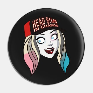 Head B!*@# in Charge HQ Pin