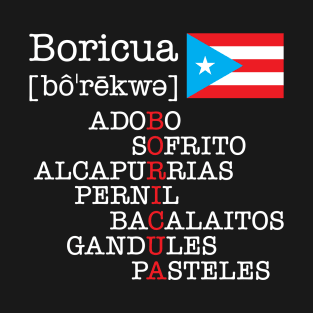 Soy Boricua con Sabor T-Shirt