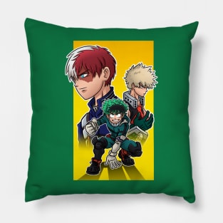 3 Heroes! Pillow