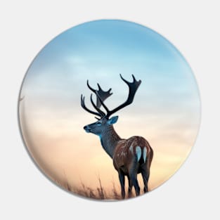 Stag Deer Animal Nature Majestic Wild Pin