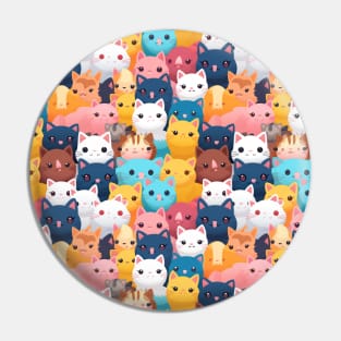 Feline Fantasy: Cute Anime Cats Galore Pin