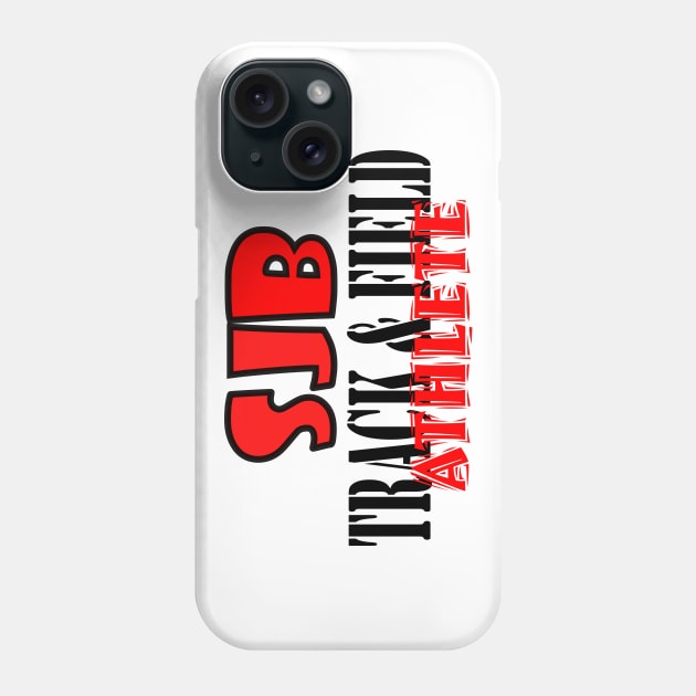 SJB Track & Field Athlete Phone Case by Woodys Designs