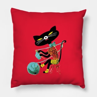 Weaver Cat Pillow