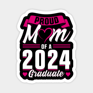 Class of 2024 Senior Gifts Funny Senior Mom Magnet