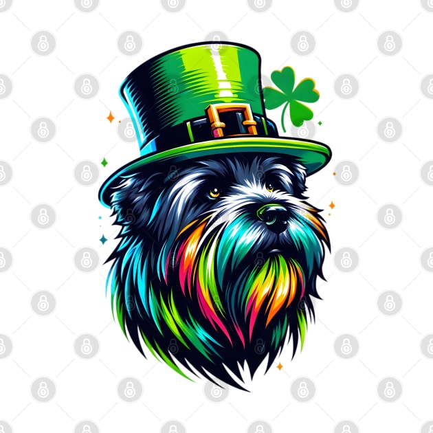 Bouvier des Flandres in Saint Patrick's Day Spirit by ArtRUs