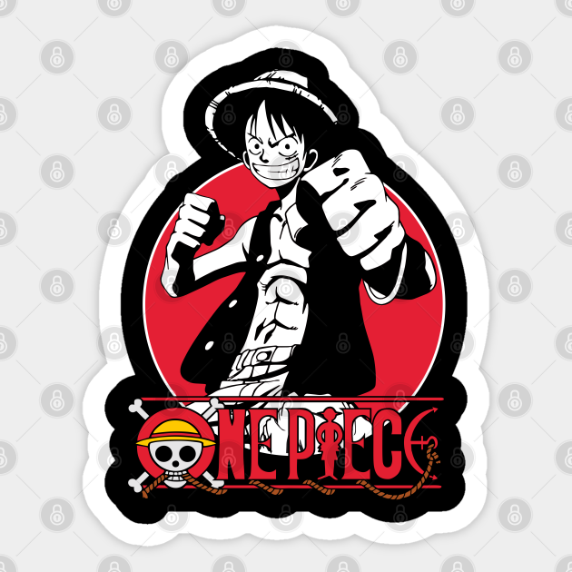 Luffy One Piece Luffy One Piece Sticker Teepublic