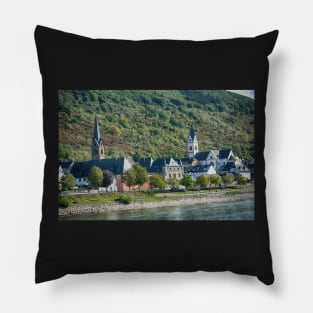 Cruising the Rhine River Pillow