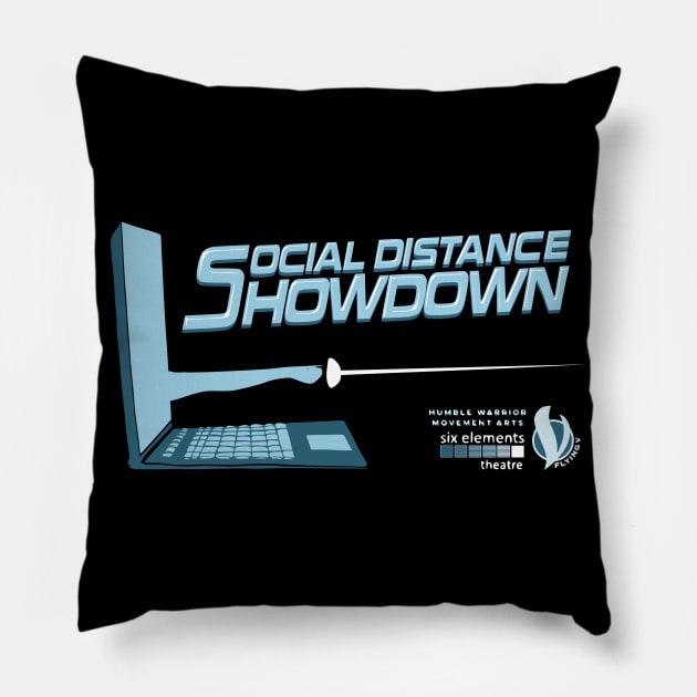 Social Distance Showdown Merch! Pillow by Social Distance Showdown