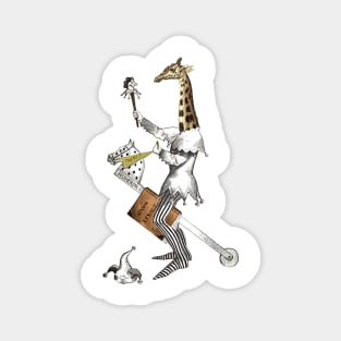 giraffe jester Magnet