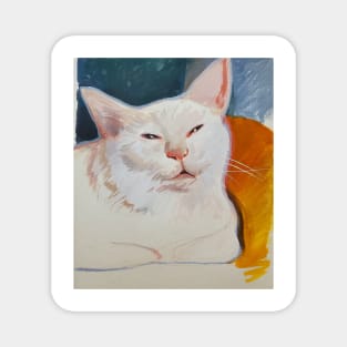 Copy of Cat Pfp , Funy cat Magnet for Sale by GaliaTati