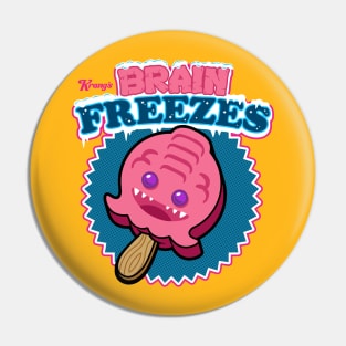 Krang's Brain Freezes Pin