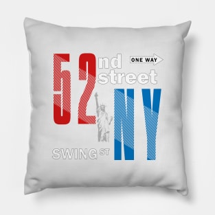 52nd street Pillow