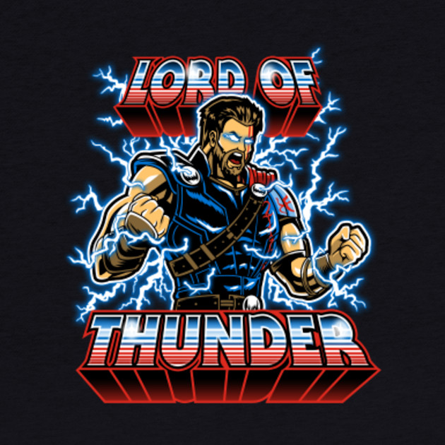 Lord of Thunder - 80s Baseball T-Shirt