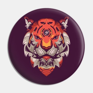 Tiger Head Pin