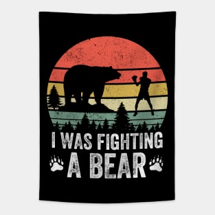 I Was Fighting A Bear Tapestry