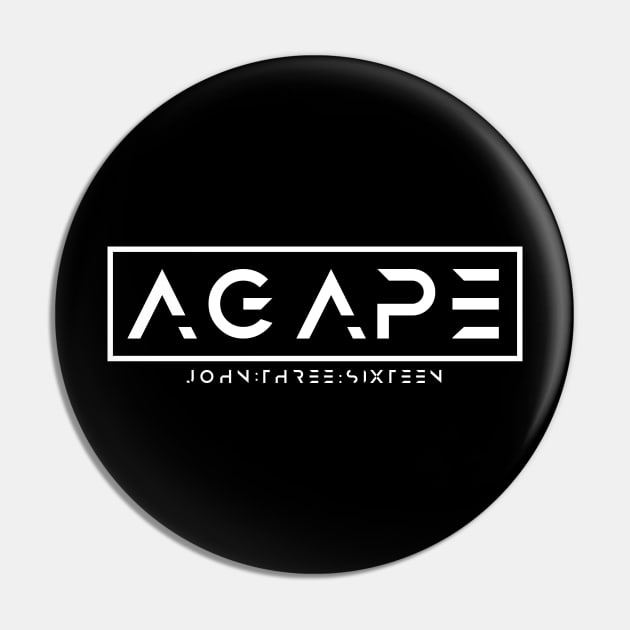 AGAPE - JohnThreeSixteen Pin by GreatIAM.me