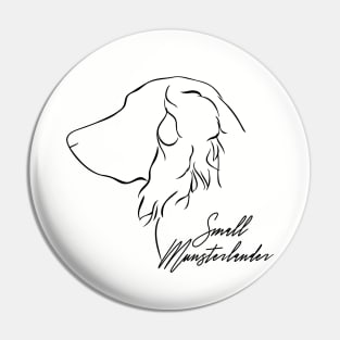 Proud Small Munsterlander profile dog lover Pin